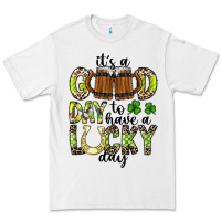 White It's a Good Day To Have a Lucky Day Premium Tee - CowhideDigitalArt