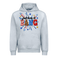Heather Grey just here to bang Urban Hoodie - texasbilliewilder