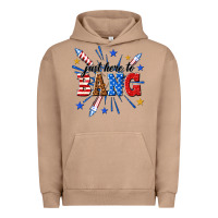 Pigment Burro just here to bang Urban Hoodie - texasbilliewilder