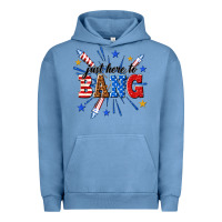 Pigment Pebble Blue just here to bang Urban Hoodie - texasbilliewilder