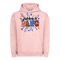 Pigment Salmon just here to bang Urban Hoodie - texasbilliewilder
