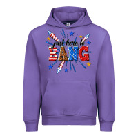 Just Here To Bang Urban Hoodie | Teevron