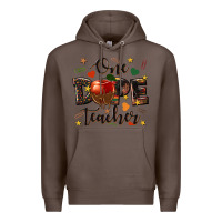 Coffee one dope teacher Premium Hoodie - texasbilliewilder