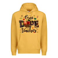 Mustard one dope teacher Premium Hoodie - texasbilliewilder