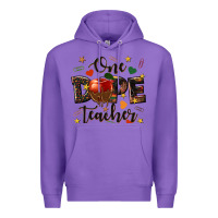 Purple one dope teacher Premium Hoodie - texasbilliewilder