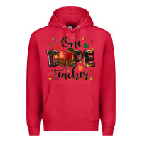 Cardinal one dope teacher Premium Hoodie - texasbilliewilder
