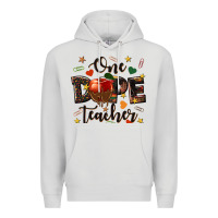 Dove Grey one dope teacher Premium Hoodie - texasbilliewilder