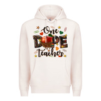 Pale Pink one dope teacher Premium Hoodie - texasbilliewilder