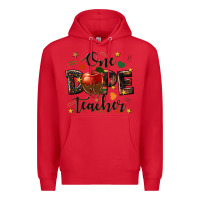 Red one dope teacher Premium Hoodie - texasbilliewilder