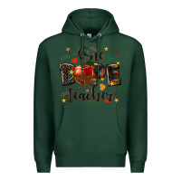 Sports Green one dope teacher Premium Hoodie - texasbilliewilder