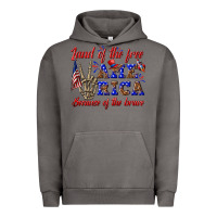 Pigment Tornado land of the free america because of the brave Urban Hoodie - texasbilliewilder