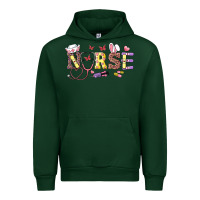 Forest Green easter nurse Urban Hoodie - RanaPortraitStore