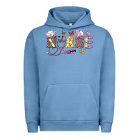 Pigment Pebble Blue easter nurse Urban Hoodie - RanaPortraitStore
