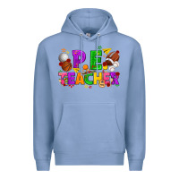 Colony Blue p.e. teacher cinco de mayo Premium Hoodie - texasbilliewilder