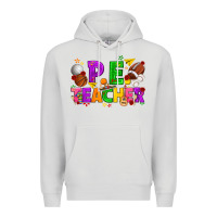 Dove Grey p.e. teacher cinco de mayo Premium Hoodie - texasbilliewilder