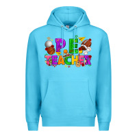 Ocean Blue p.e. teacher cinco de mayo Premium Hoodie - texasbilliewilder