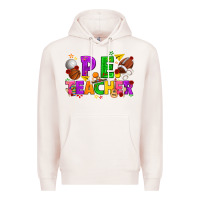 Pale Pink p.e. teacher cinco de mayo Premium Hoodie - texasbilliewilder