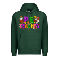 Sports Green p.e. teacher cinco de mayo Premium Hoodie - texasbilliewilder