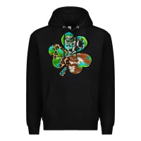 Black western shamrock Premium Hoodie - RanaPortraitStore