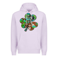 Lilac western shamrock Premium Hoodie - RanaPortraitStore
