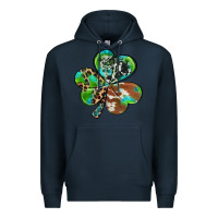 Navy western shamrock Premium Hoodie - RanaPortraitStore