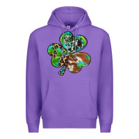 Purple western shamrock Premium Hoodie - RanaPortraitStore