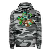 Slate Camo western shamrock Premium Hoodie - RanaPortraitStore