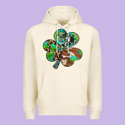 Western Shamrock Premium Hoodie Designed By Ranaportraitstore