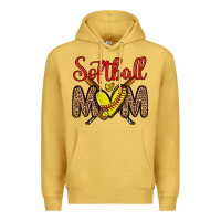 Antique Gold softball mom Premium Hoodie - Zillion Design Studio
