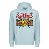 Blue Mist softball mom Premium Hoodie - Zillion Design Studio