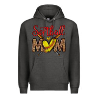 Charcoal Heather softball mom Premium Hoodie - Zillion Design Studio