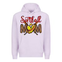Lilac softball mom Premium Hoodie - Zillion Design Studio