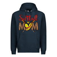 Navy softball mom Premium Hoodie - Zillion Design Studio