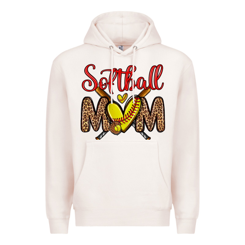 Softball Mom Premium Hoodie by Zillion Design Studio | Teevron