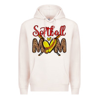 Pale Pink softball mom Premium Hoodie - Zillion Design Studio