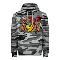 Slate Camo softball mom Premium Hoodie - Zillion Design Studio