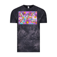 Cloud Black unicorn Vintage Tee - Artiststas