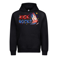 Black kick rocks cowboy boots fourth of july Urban Hoodie - texasbilliewilder