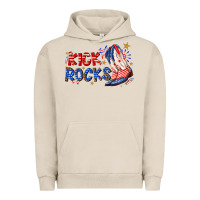 Pigment French Oak kick rocks cowboy boots fourth of july Urban Hoodie - texasbilliewilder
