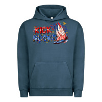 Pigment Midnight Navy kick rocks cowboy boots fourth of july Urban Hoodie - texasbilliewilder