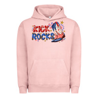 Pigment Salmon kick rocks cowboy boots fourth of july Urban Hoodie - texasbilliewilder