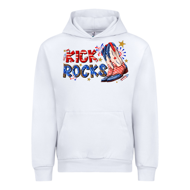 Kick Rocks Cowboy Boots Fourth Of July Urban Hoodie by texasbilliewilder | Teevron