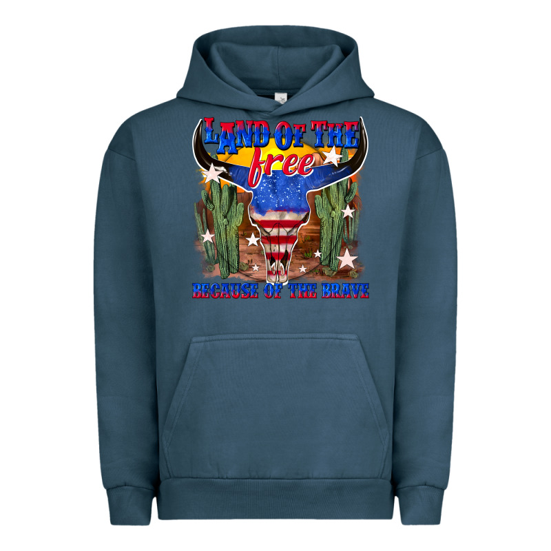 Land Of The Free Because Of The Brave Urban Hoodie by texasbilliewilder | Teevron