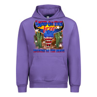 Tulip land of the free because of the brave Urban Hoodie - texasbilliewilder