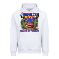 White land of the free because of the brave Urban Hoodie - texasbilliewilder