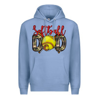 Colony Blue softball dad Premium Hoodie - Zillion Design Studio