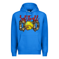 True Royal softball dad Premium Hoodie - Zillion Design Studio