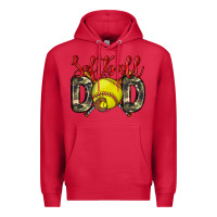 Cardinal softball dad Premium Hoodie - Zillion Design Studio