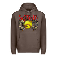 Coffee softball dad Premium Hoodie - Zillion Design Studio