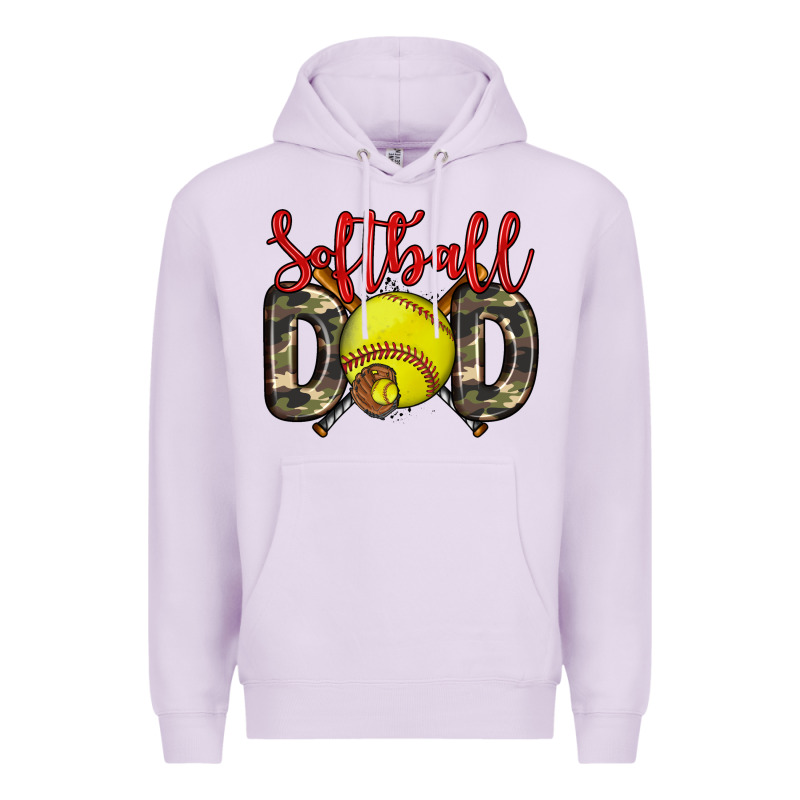 Softball Dad Premium Hoodie by Zillion Design Studio | Teevron
